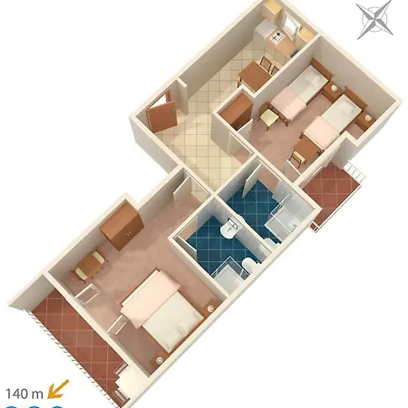 2752b Apartment Brela